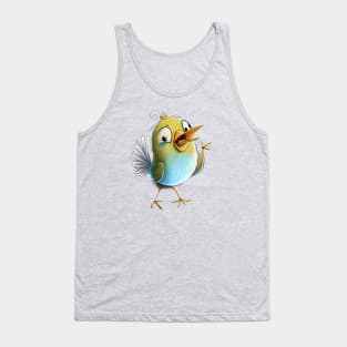 Singing yellow birdie Tank Top